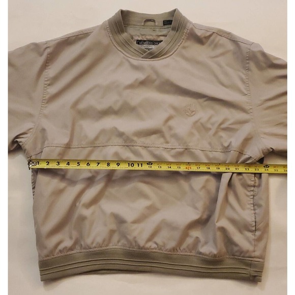 Vintage 90s Members Only Windbreaker Jacket Pullover Mens XL Beige - Old School - Picture 6 of 9